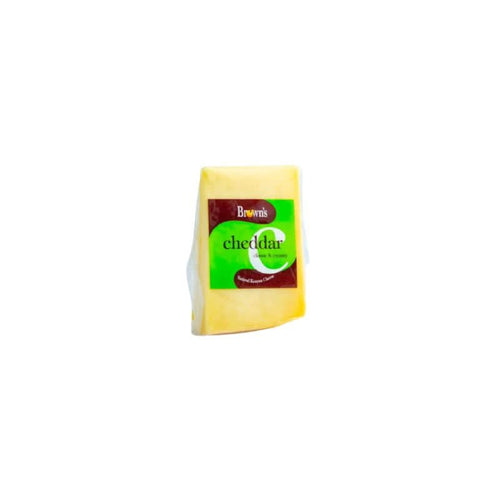 Browns cheddar cheese at zucchini
